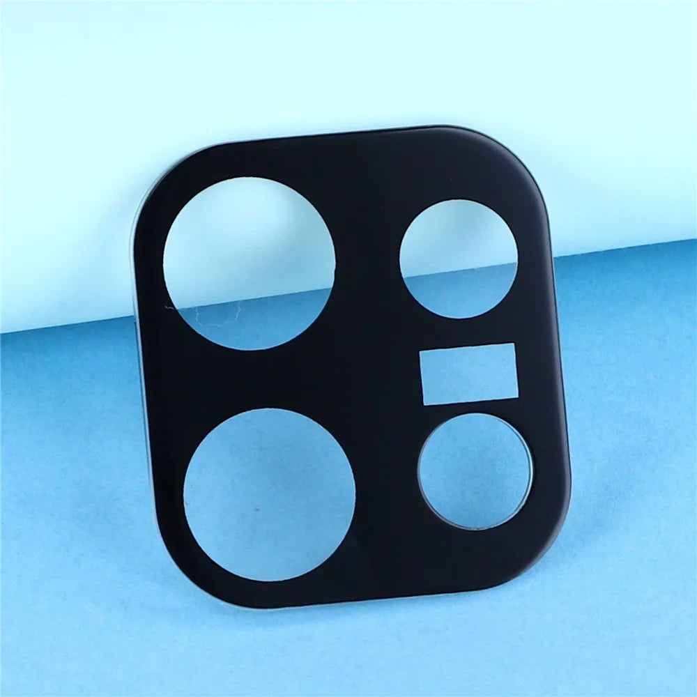 2Pcs For Oppo Reno16 F 5G  /  Reno16 FS 5G  /  Reno16c 5G Full Coverage Camera Lens Protector Silk Printing Tempered Glass Lens Film 3D Arc Edge - Black - 4