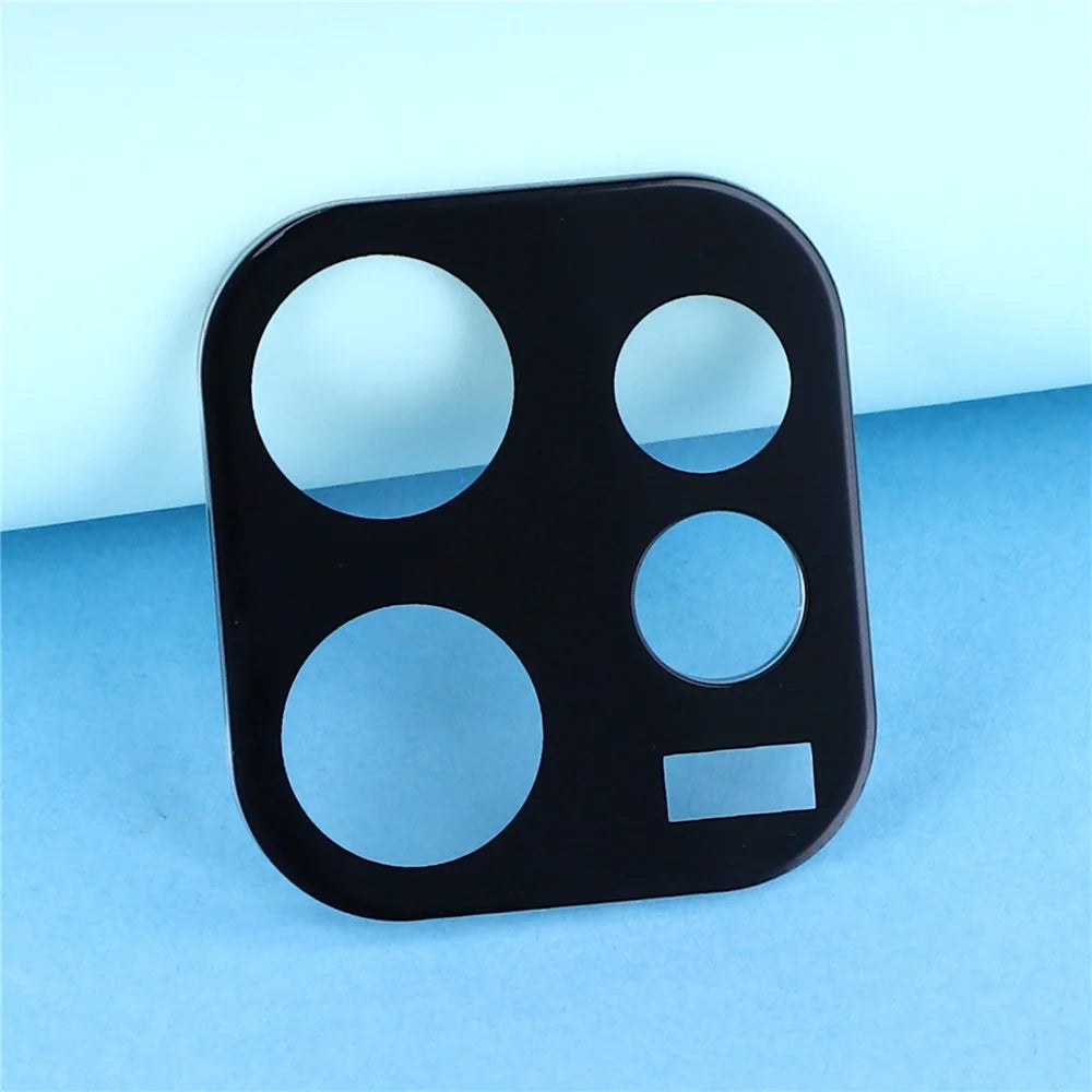 2Pcs For Oppo Reno16 5G (Global) Full Coverage Camera Lens Protector Silk Printing Tempered Glass Lens Film 3D Arc Edge - Black - 4