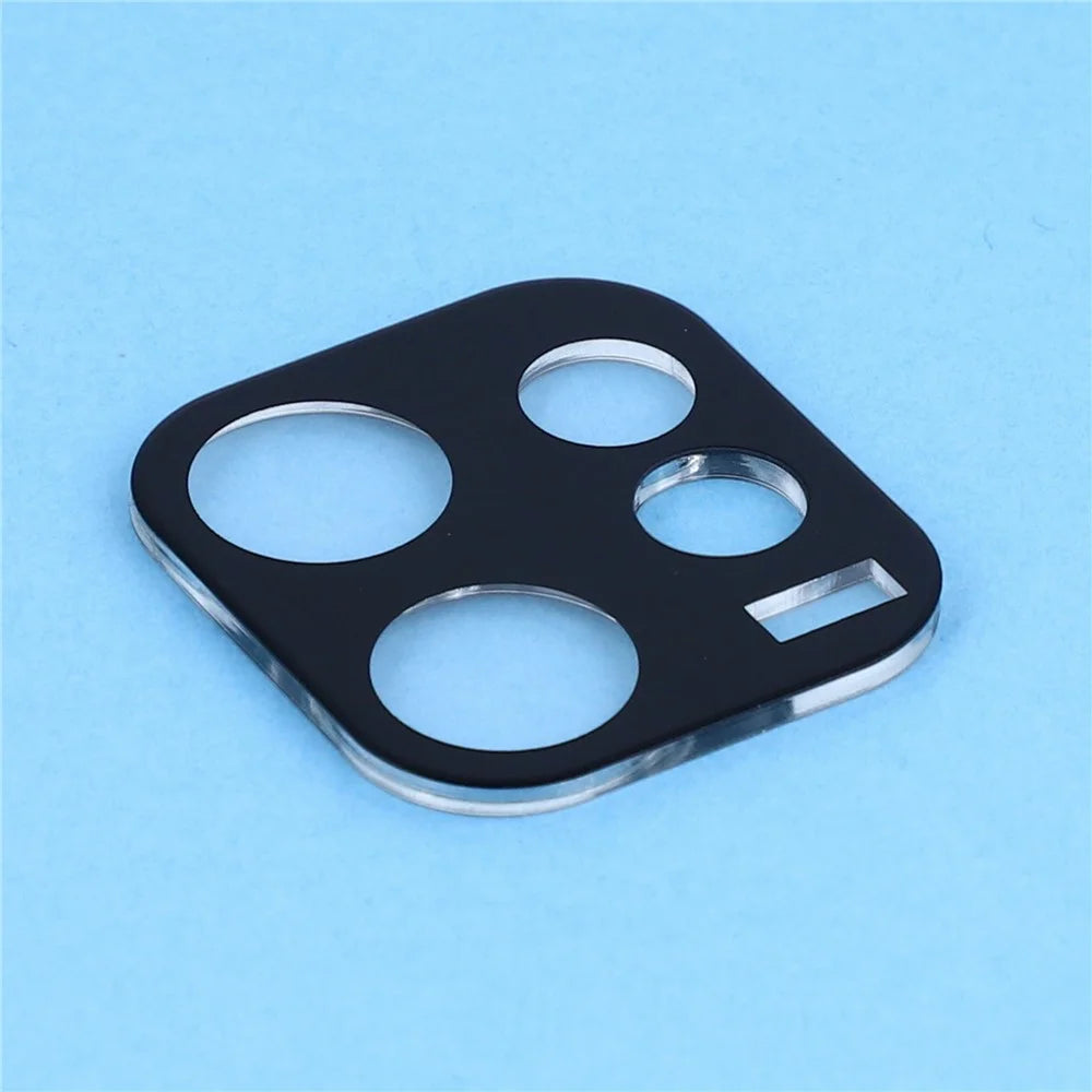 2Pcs For Oppo Reno16 5G (Global) Full Coverage Camera Lens Protector Silk Printing Tempered Glass Lens Film 3D Arc Edge - Black - 5