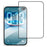 For iPhone Fold Screen Protector Silk Printing Full Glue Full Coverage Tempered Glass Screen Film - Black Edge - 1