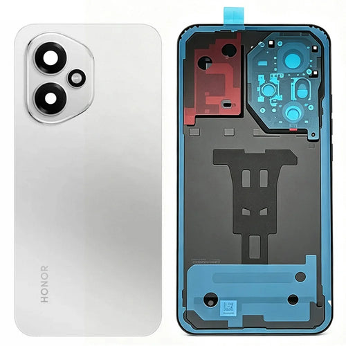 For Honor 400 5G (Global) OEM Battery Housing with Camera Lens Cover - Silver Frost - 1