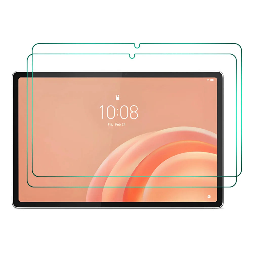 HAT PRINCE for Lenovo Tab Plus Gen 2 2Pcs Full Screen Protector ENKAY  9H 2.5D 0.33mm Full Glue High Aluminium-silicon Glass Film - Transparent - 1