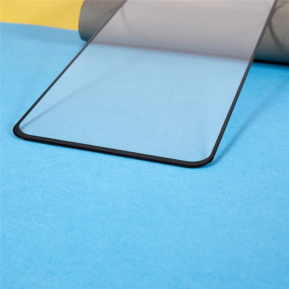 For Motorola Moto E13 4G Silk Printing Tempered Glass Film Full Glue Anti-explosion HD Full Screen Protector - 4