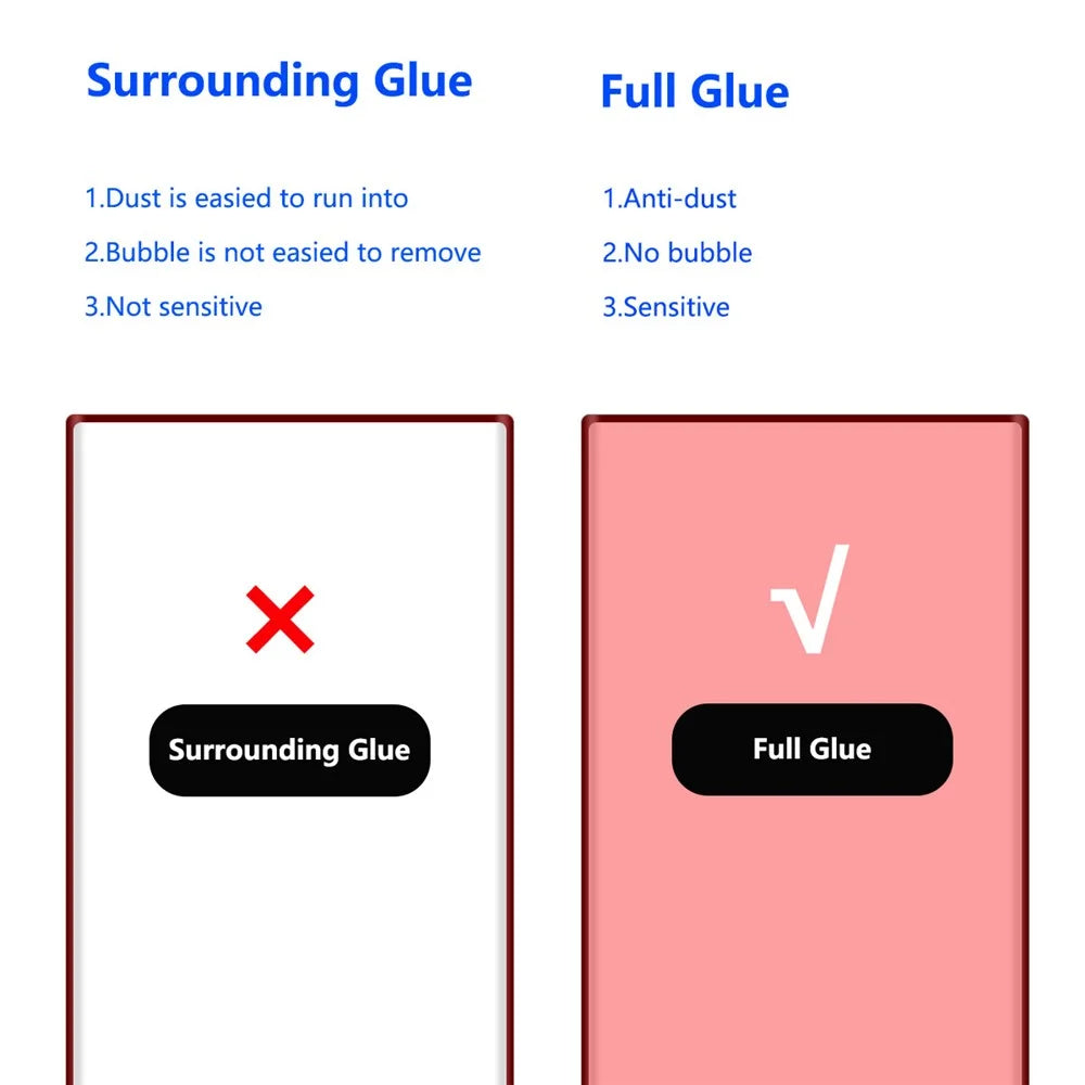 ENKAY HAT PRINCE 2Pcs / Set for Samsung Galaxy S23 Ultra 0.26mm 3D Curved Hot Bending Full Glue Clear Anti-explosion Tempered Glass Screen Protector [Support Fingerprint Unlocking] - 2