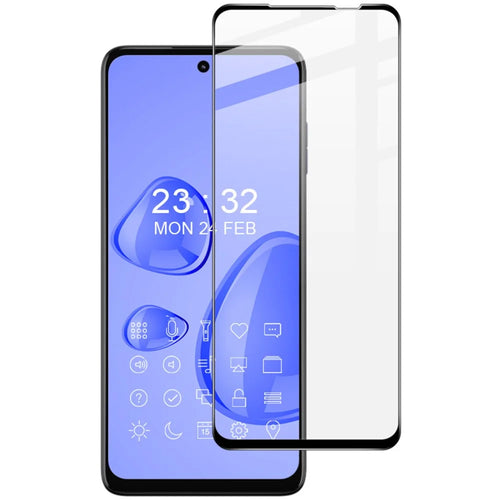 IMAK Pro+ Series for Motorola Moto G73 5G Explosion-proof HD Clear Tempered Glass Full Screen Protector Scratch-resistant Phone Screen Film - 1