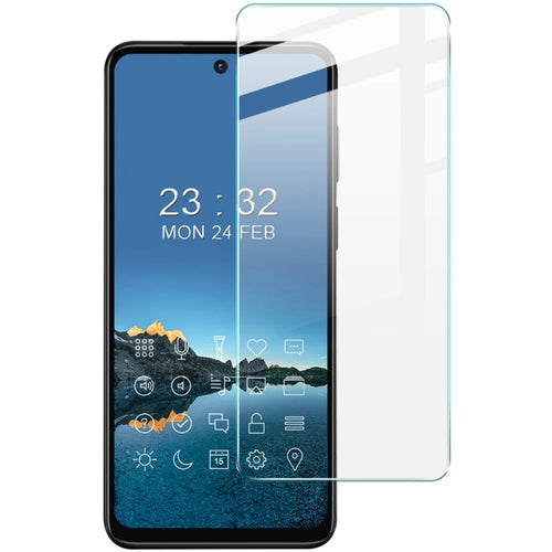 IMAK H Series Screen Protector for Motorola Moto G53 5G, Anti-fingerprint Full Glue Ultra Clear Tempered Glass Film - 1