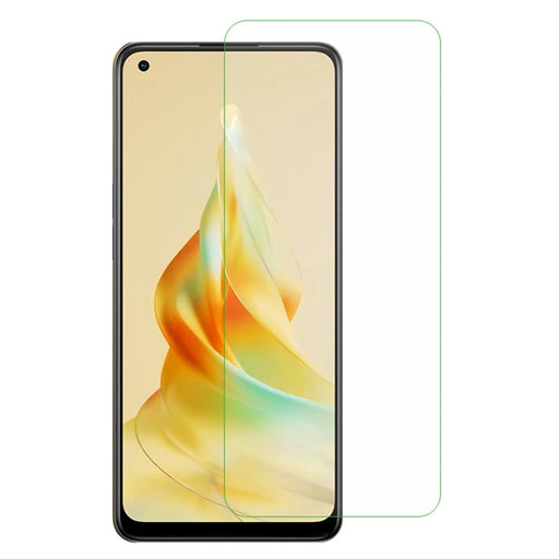 0.3mm Screen Protector for Oppo Reno8 T 4G, Arc Edge Anti-explosion HD Tempered Glass Protective Film - 1
