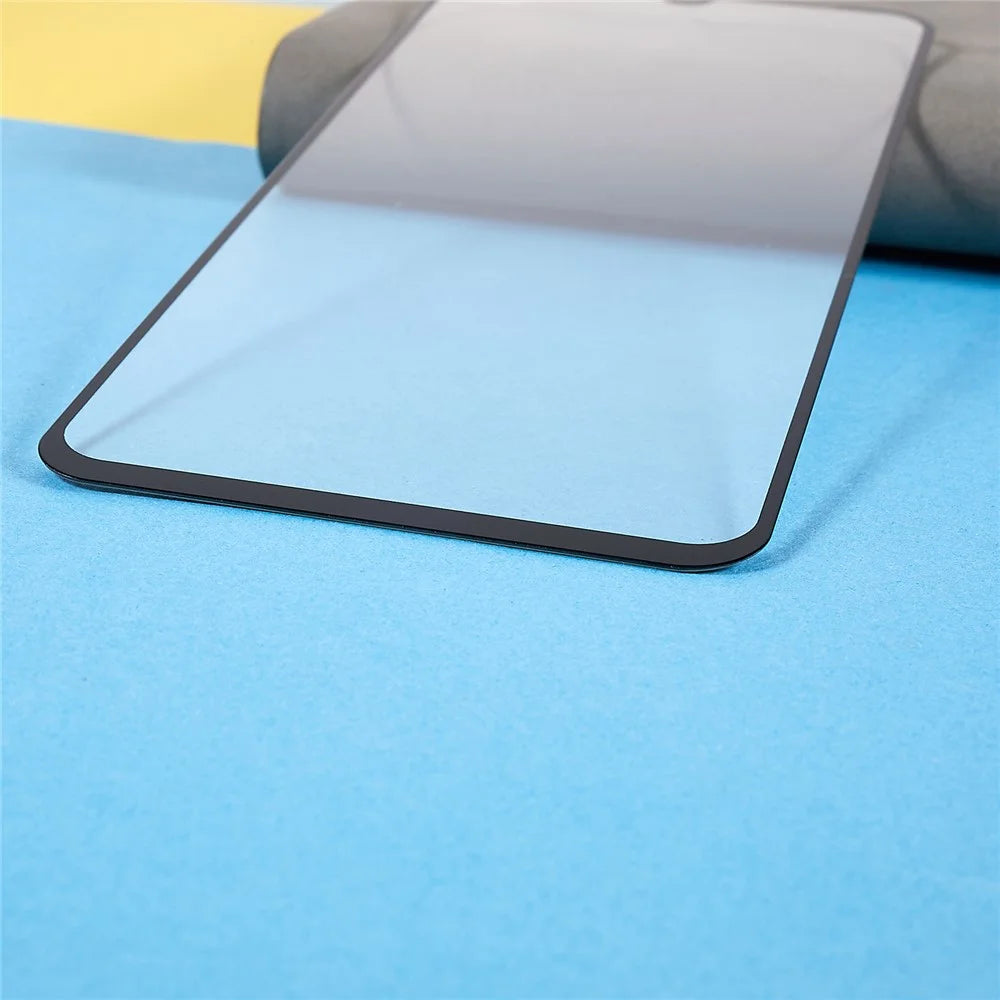 For Motorola Moto E22i 4G / Moto E22 4G Tempered Glass Film Silk Printing Full Glue Ultra Clear Full Screen Protector - 5