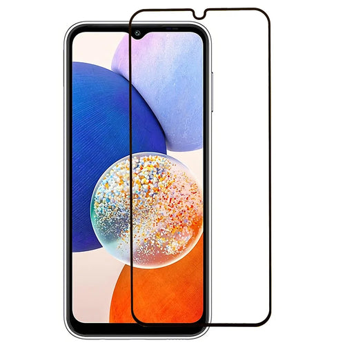 Anti-Explosion Screen Protector For Samsung Galaxy A14 5G / A14 4G 9D Silk Printing Full Covering Screen Tempered Glass Film - 1
