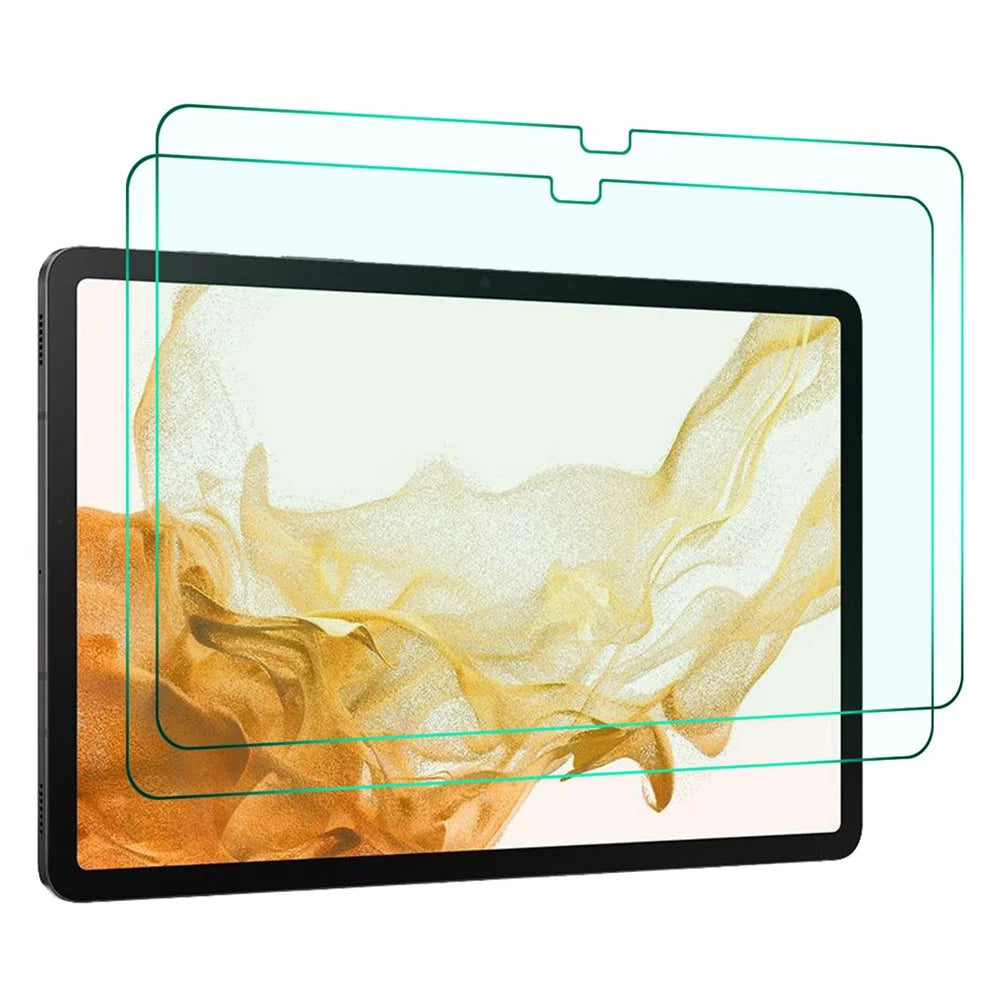 ENKAY HAT PRINCE 2Pcs Tempered Glass Screen Protector for Samsung Galaxy Tab S9+ / S8+ / S7 FE 0.33mm 9H 2.5D Anti-explosion Screen Protector - 1
