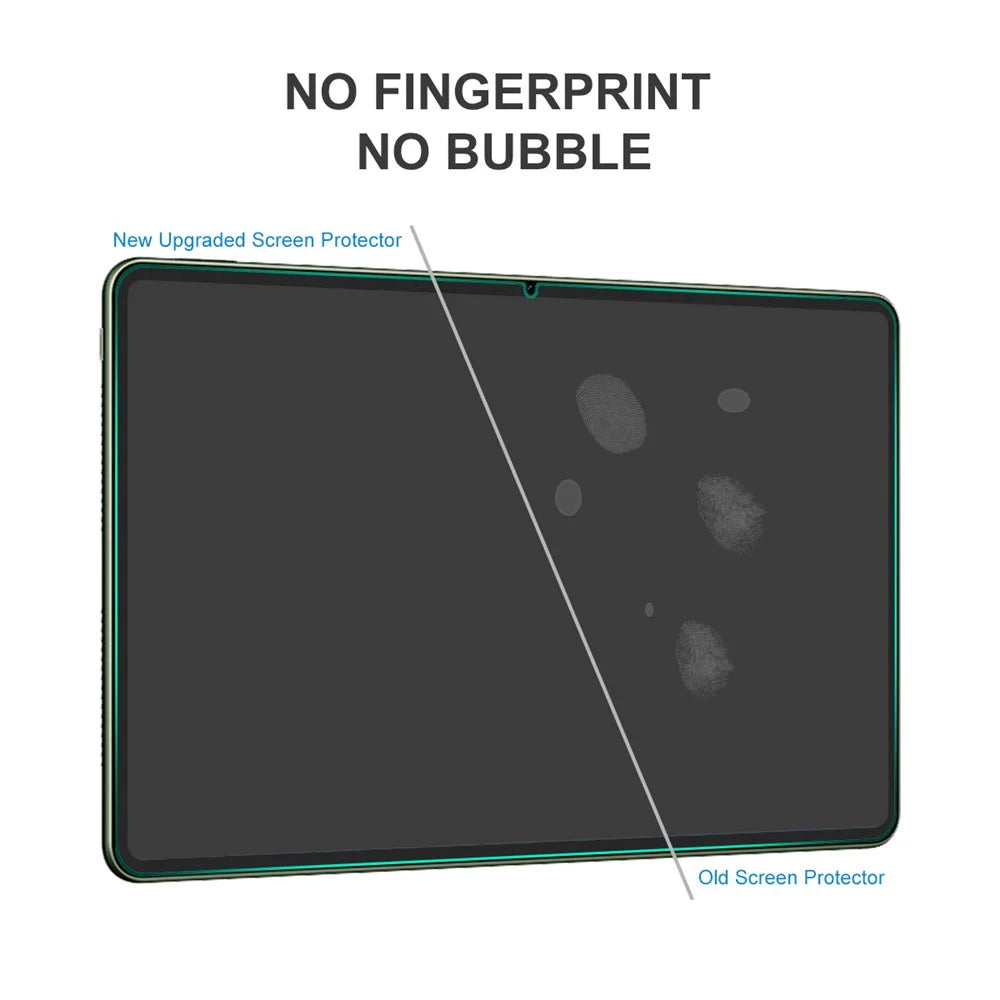 ENKAY HAT PRINCE 2Pcs Tempered Glass Film for Huawei MatePad Pro 12.6 (2021), 9H 2.5D Arc Edge 0.33mm Ultra Clear Anti-explosion Screen Protector - 2