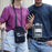 Multifunctional Halter Passport Bag RFID Blocking Crossbody Bag Ticket Document Protection Storage Pouch - Light Grey - 4