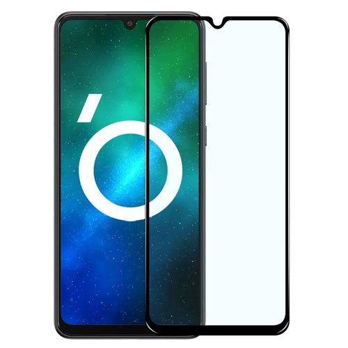 NORTHJO A+ Sensitive Touch Screen Protector For Samsung Galaxy A34 5G, Silk Printing 2.5D 0.3mm High Aluminum-silicon Glass Film - Black - 1