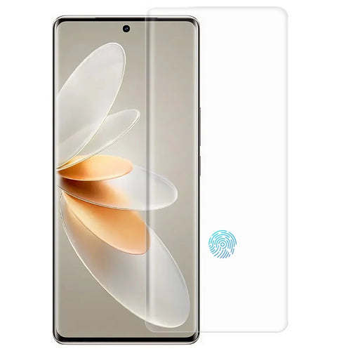 RURIHAI For vivo S16 / Xiaomi 13 Pro 5G HD Clear Screen Protector 3D Curved UV Liquid Tempered Glass Film Support Fingerprint Unlock - 1