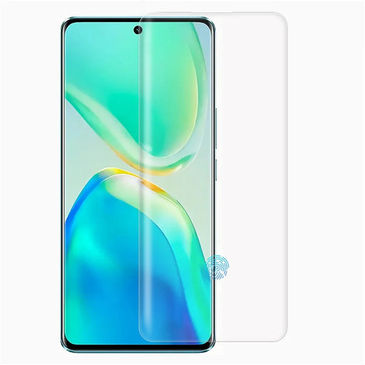 RURIHAI For OnePlus 8 / Xiaomi Civi 2 5G / 13 Lite / vivo S15 Pro 5G 3D Curved Screen Protector UV Liquid Tempered Glass Film Support Fingerprint Unlock - 1