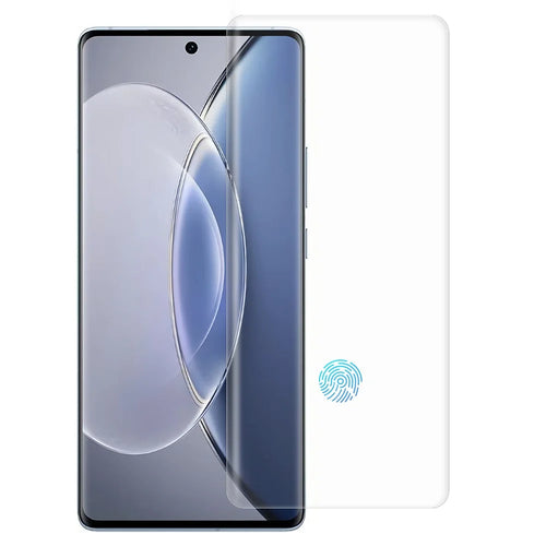 RURIHAI 3D Curved UV Liquid Screen Protector for vivo X90 5G / X90 Pro 5G Tempered Glass Film Support Fingerprint Unlock - 1