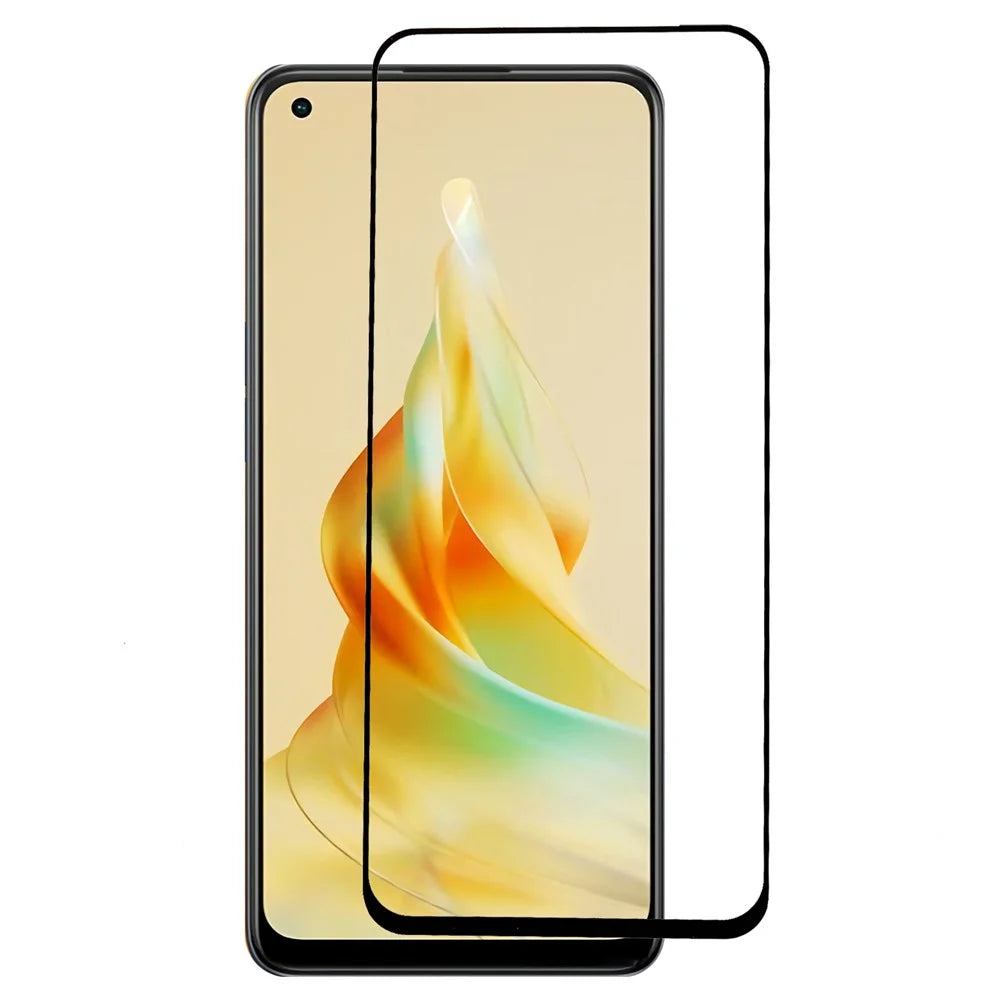 RURIHAI for Oppo Reno8 T 4G High Aluminum-silicon Glass Screen Protector 0.26mm 9H Anti-explosion 2.5D Secondary Hardening Full Screen Film - 1