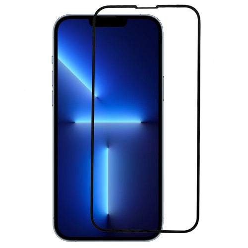 RURIHAI For iPhone 14 Plus / 13 Pro Max 6.7 inch 3D Carbon Fiber Edge Screen Protector 0.26mm HD Clear AGC Glass Screen Film - 1