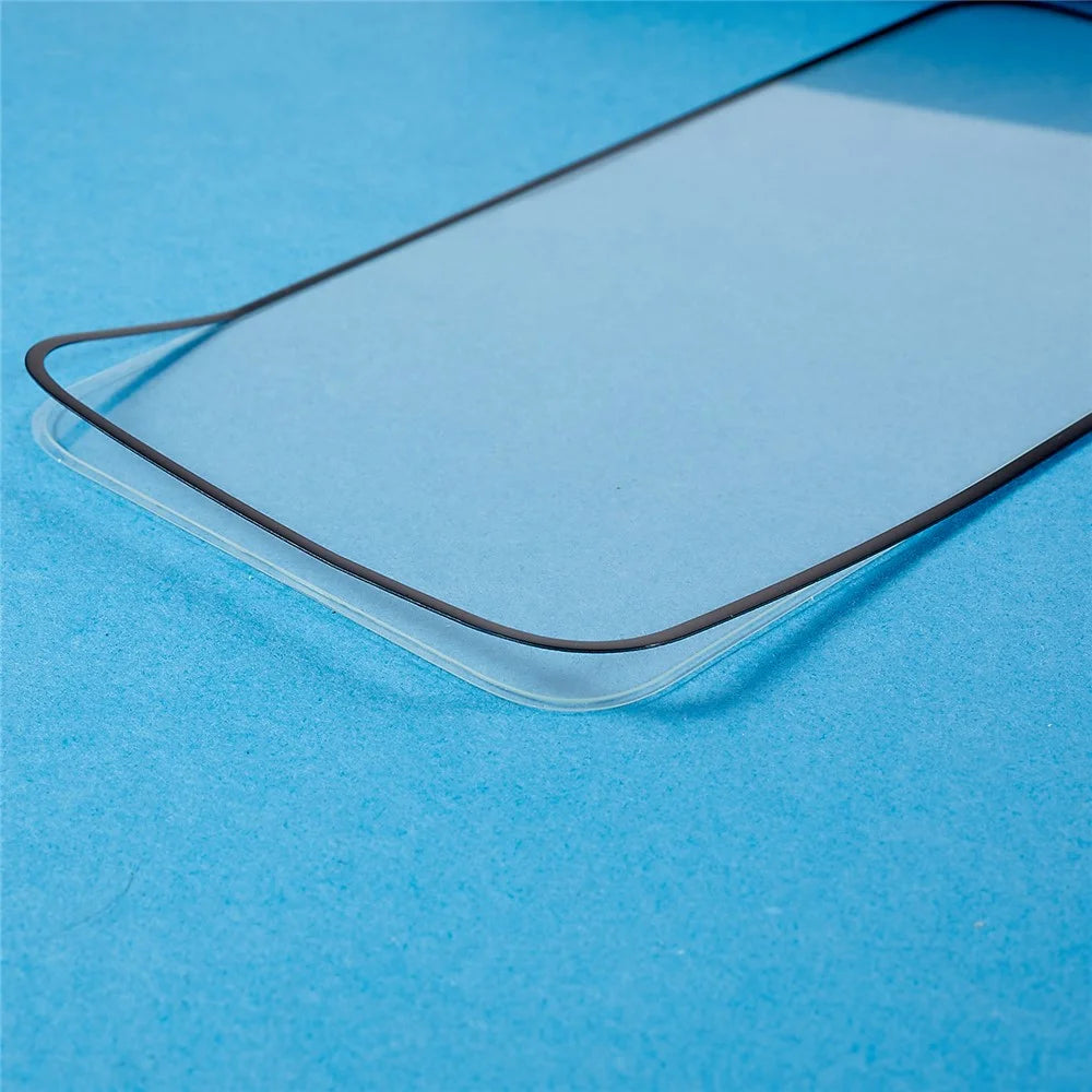 RURIHAI For iPhone 14 Plus / 13 Pro Max 6.7 inch 3D Carbon Fiber Edge Screen Protector 0.26mm HD Clear AGC Glass Screen Film - 5