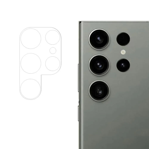 RURIHAI For Samsung Galaxy S23 Ultra 3D Camera Lens Protector HD Clarity High Aluminum-silicon Glass Lens Film - 1