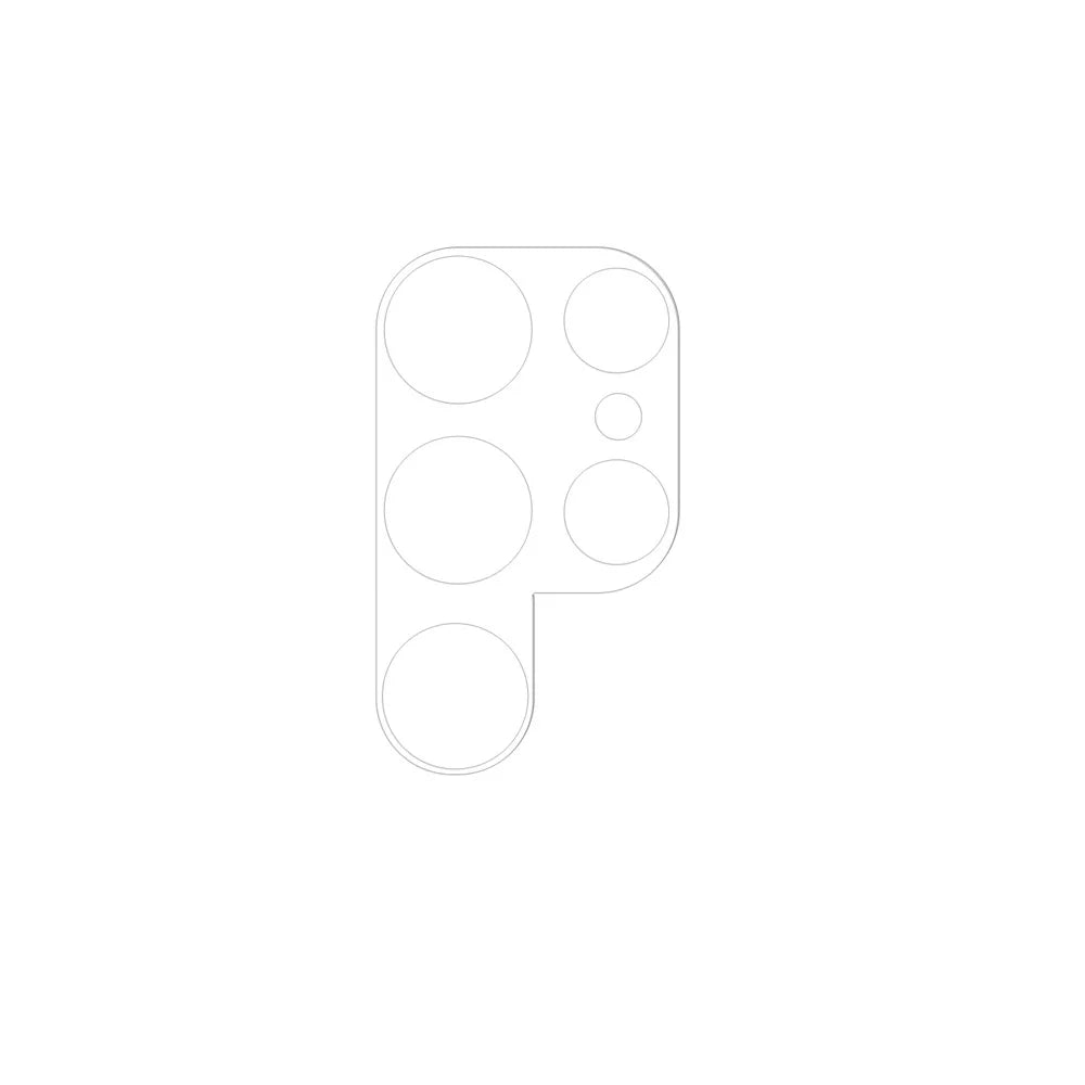 RURIHAI For Samsung Galaxy S23 Ultra 3D Camera Lens Protector HD Clarity High Aluminum-silicon Glass Lens Film - 2