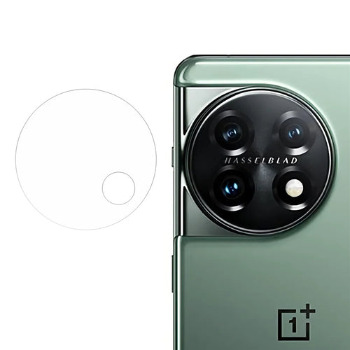 For OnePlus 11 5G Back Camera Lens Protector, Soft Soda-Lime Glass HD Clear Anti-Explosion Protective Lens Film - 1
