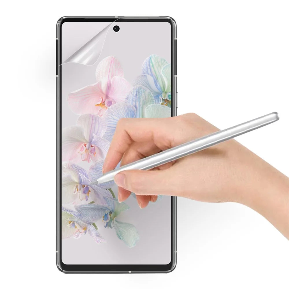 For Google Pixel 7a Anti-scratch Paper-like Screen Protector Ultra Clear Paper-feel Soft PET Film - 1