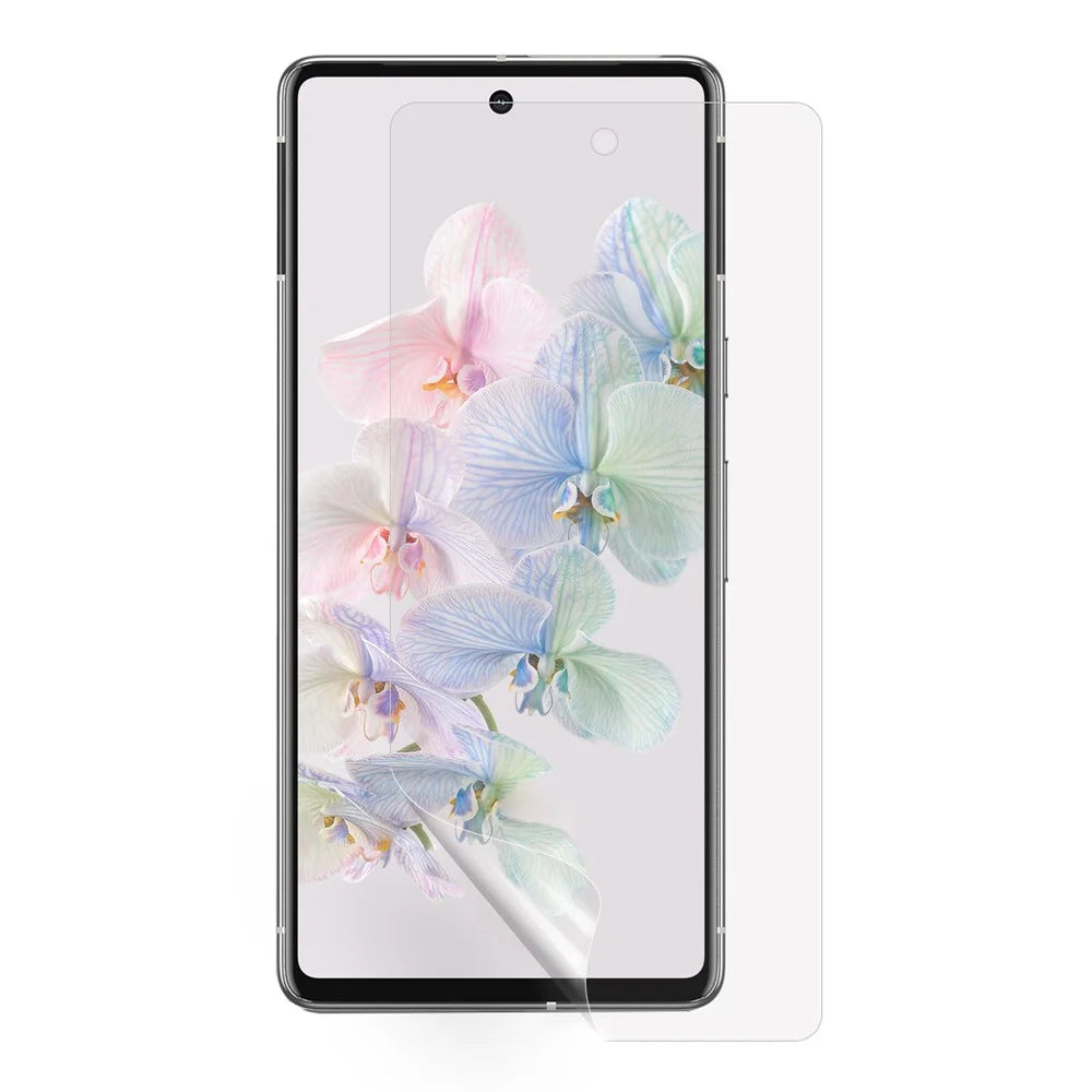 For Google Pixel 7a Soft PET Screen Protector Scratch-resistant Ultra Clear Bubble-free Screen Film - 1
