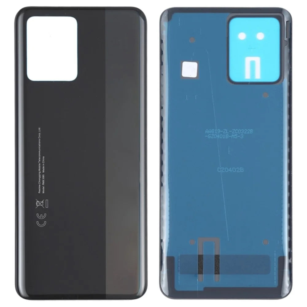 For Realme 8 4G Back Battery Housing Cover Replacement Part - Black - 1