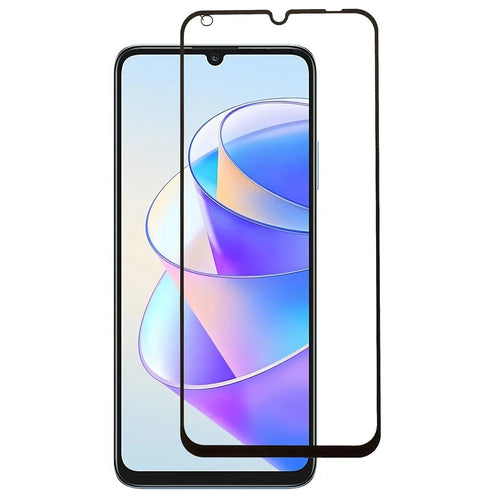 For Honor X7a 5G Tempered Glass Film Full Covering Silk Printing Full Glue Ultra Clear Phone Screen Protector - 1