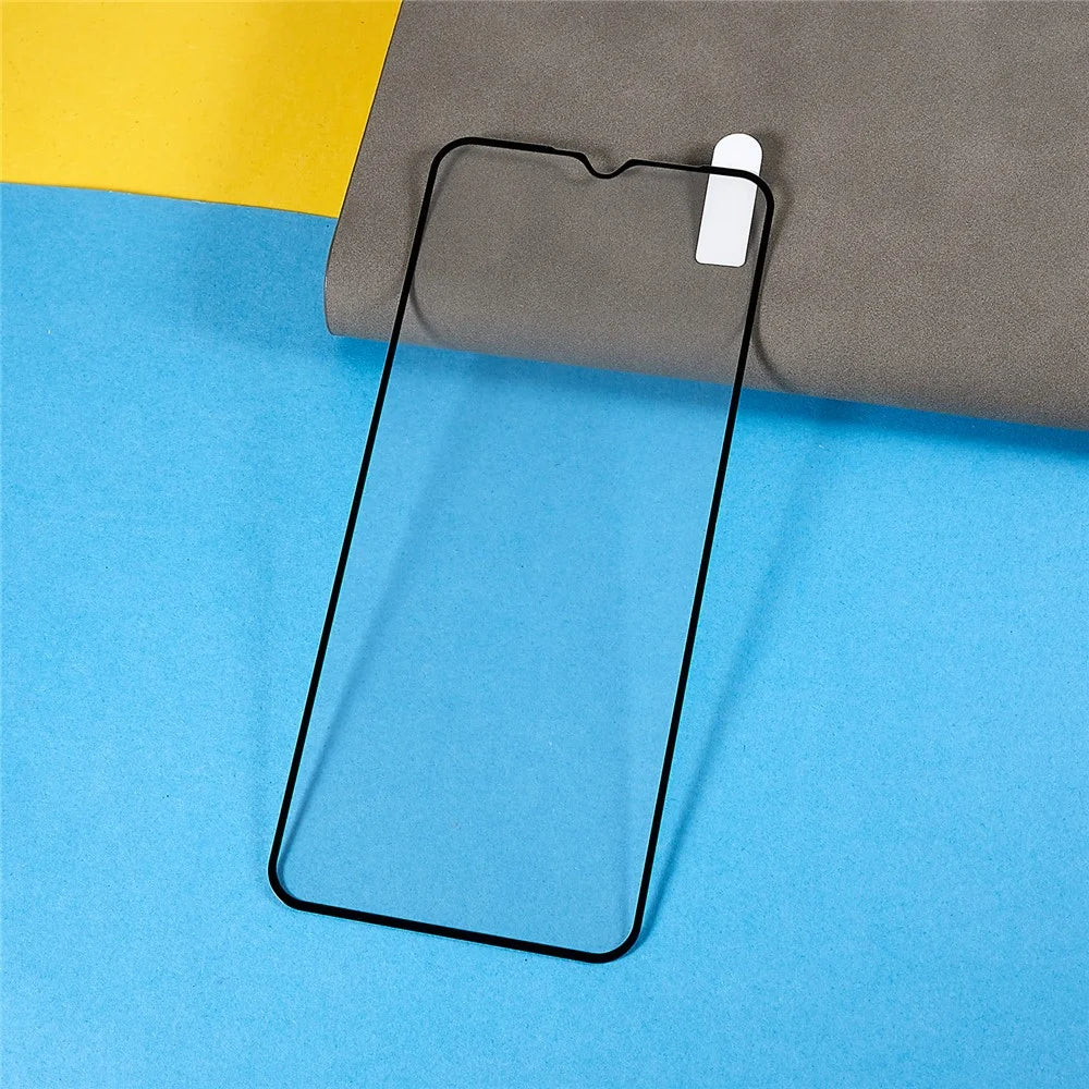 For Huawei nova Y61 4G Tempered Glass Screen Protector Silk Printing Ultra Clear Screen Guard Full Glue Film - 3