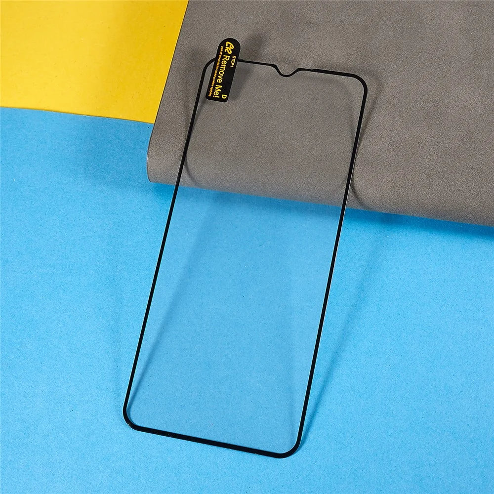 For Huawei nova Y61 4G Tempered Glass Screen Protector Silk Printing Ultra Clear Screen Guard Full Glue Film - 6