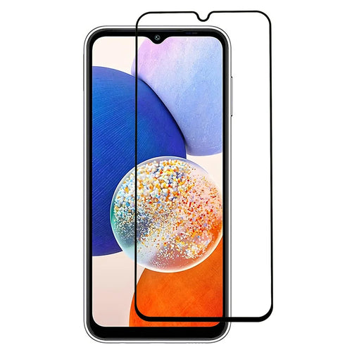 20D Silk Printing Full Screen Protector for Samsung Galaxy A14 5G / A14 4G HD Clear Full Glue Anti-explosion Tempered Glass Film - 1