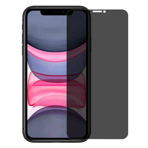 NORTHJO A+ For iPhone XR / 11 6.1 inch 28-Degree Anti-Spy Phone Screen Protector 2.5D Arc Dustproof 0.3mm Tempered Glass Film - 1