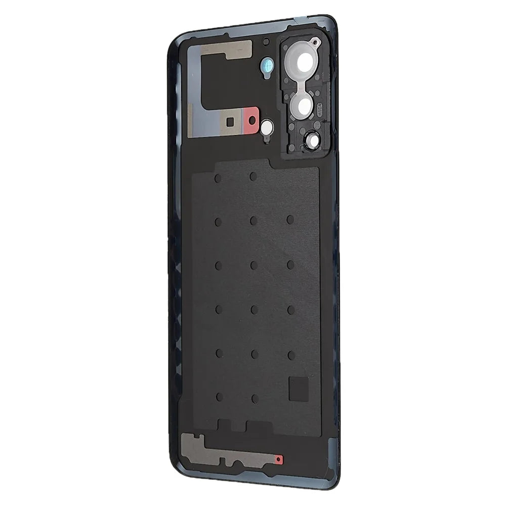 For OnePlus Nord 2T 5G OEM Battery Housing with Adhesive Sticker + Camera Lens Cover - Black - 3