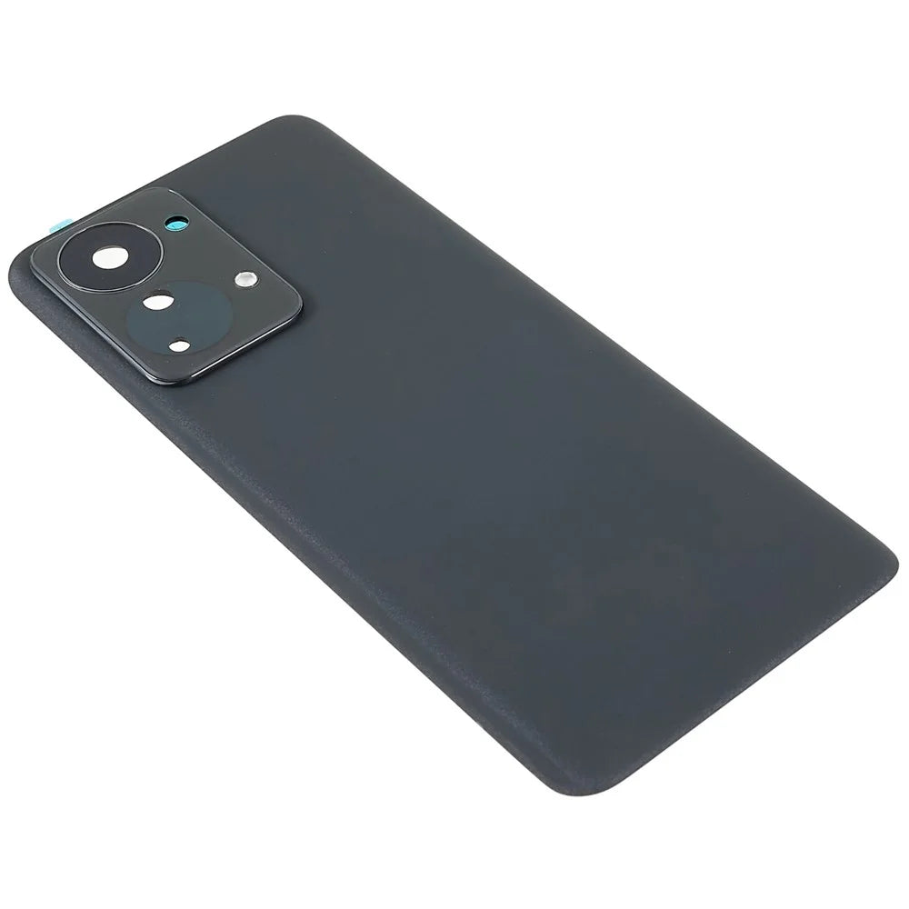For OnePlus Nord 2T 5G OEM Battery Housing with Adhesive Sticker + Camera Lens Cover - Black - 4