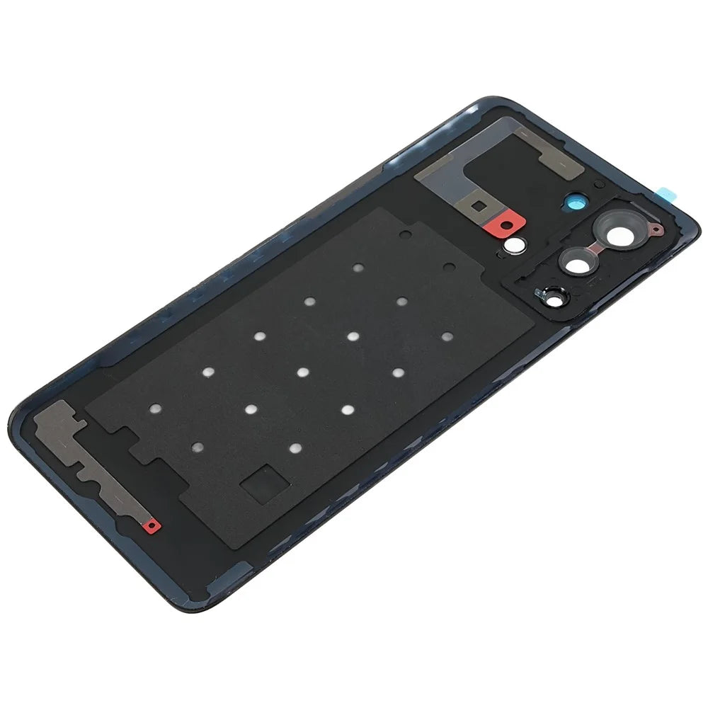 For OnePlus Nord 2T 5G OEM Battery Housing with Adhesive Sticker + Camera Lens Cover - Black - 5