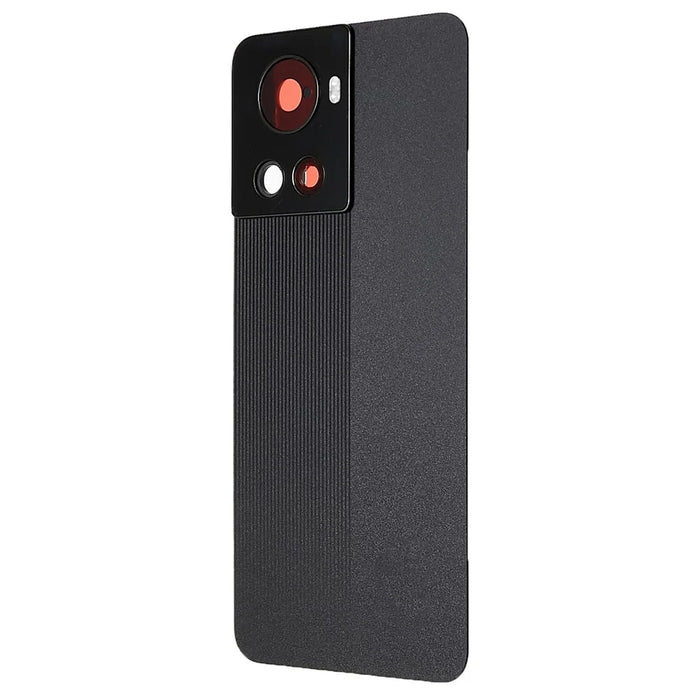 For OnePlus Ace 5G OEM Battery Housing with Adhesive Sticker + Camera Lens Cover - Black - 2