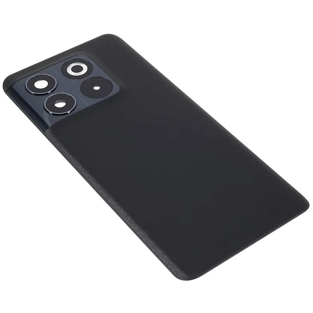 For OnePlus 10T 5G OEM Battery Housing with Adhesive Sticker + Camera Lens Cover - Black - 4