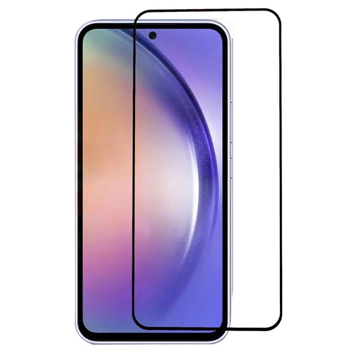 For Samsung Galaxy A54 5G Silk Printing Screen Protector Full Glue Secondary Hardening Tempered Glass Film Scratch Resistant - 1