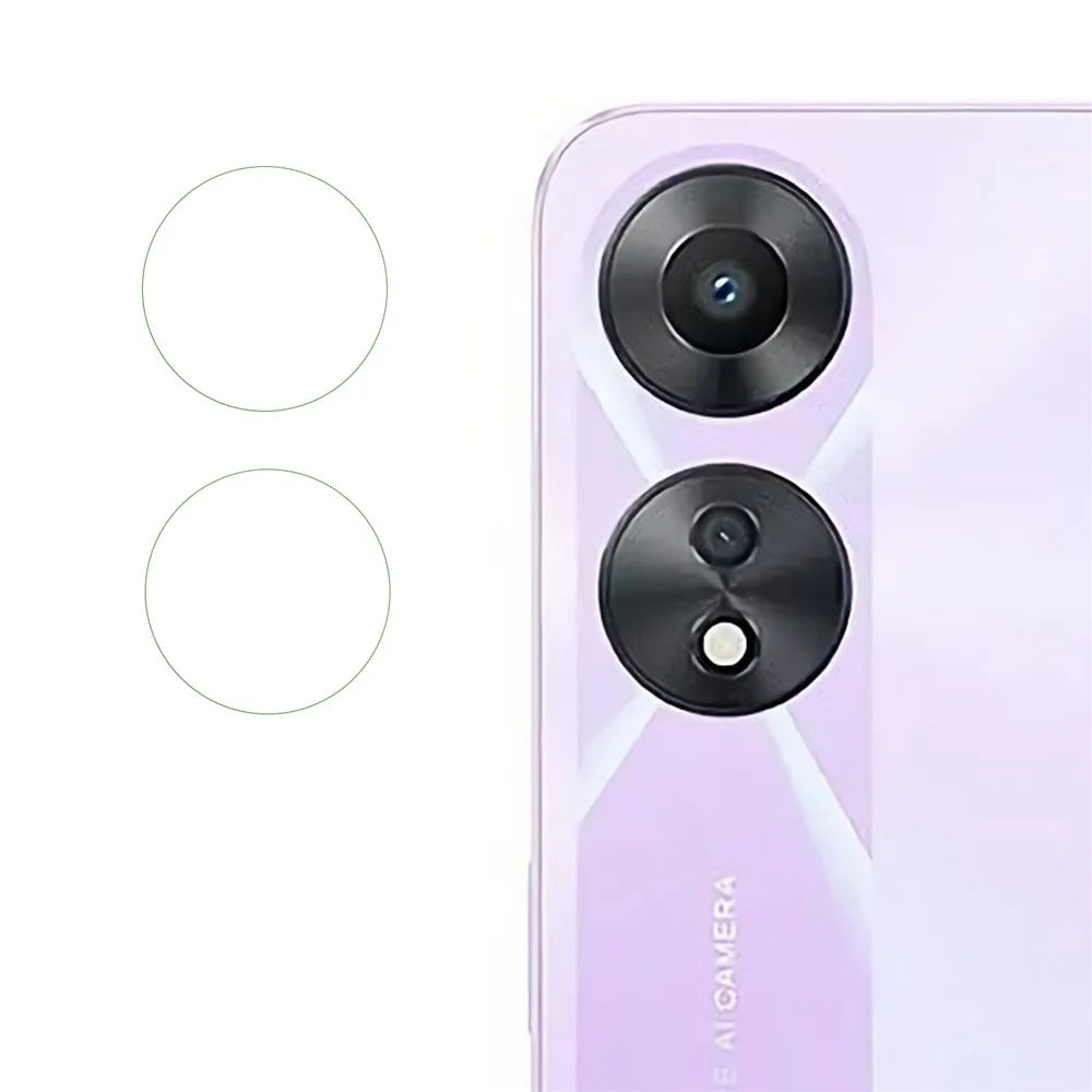 For Oppo A78 5G Tempered Glass Camera Lens Protector Anti-scratch HD Clear Rear Lens Film - 1