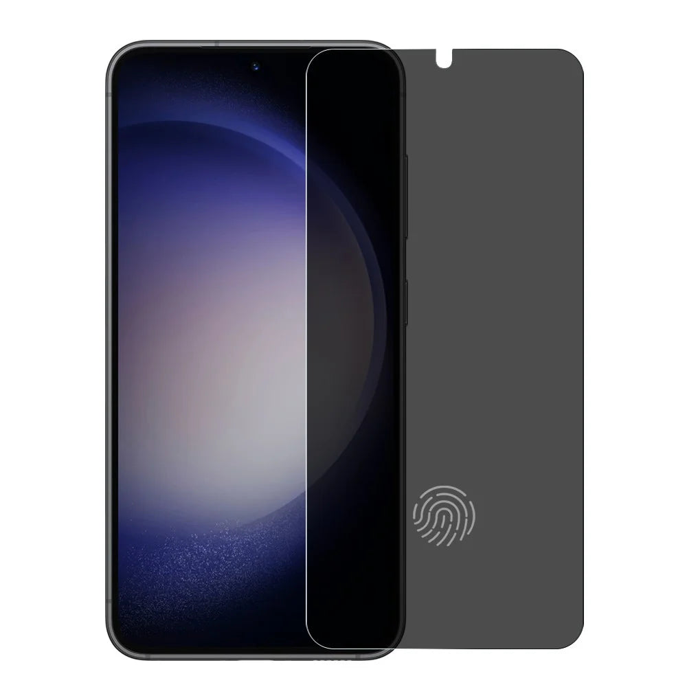 NORTHJO A++ For Samsung Galaxy S22 5G / S23 Anti-peep Tempered Glass Film Ultra Clear 2.5D 0.3mm Screen Protector Support Fingerprint Unlock - 1