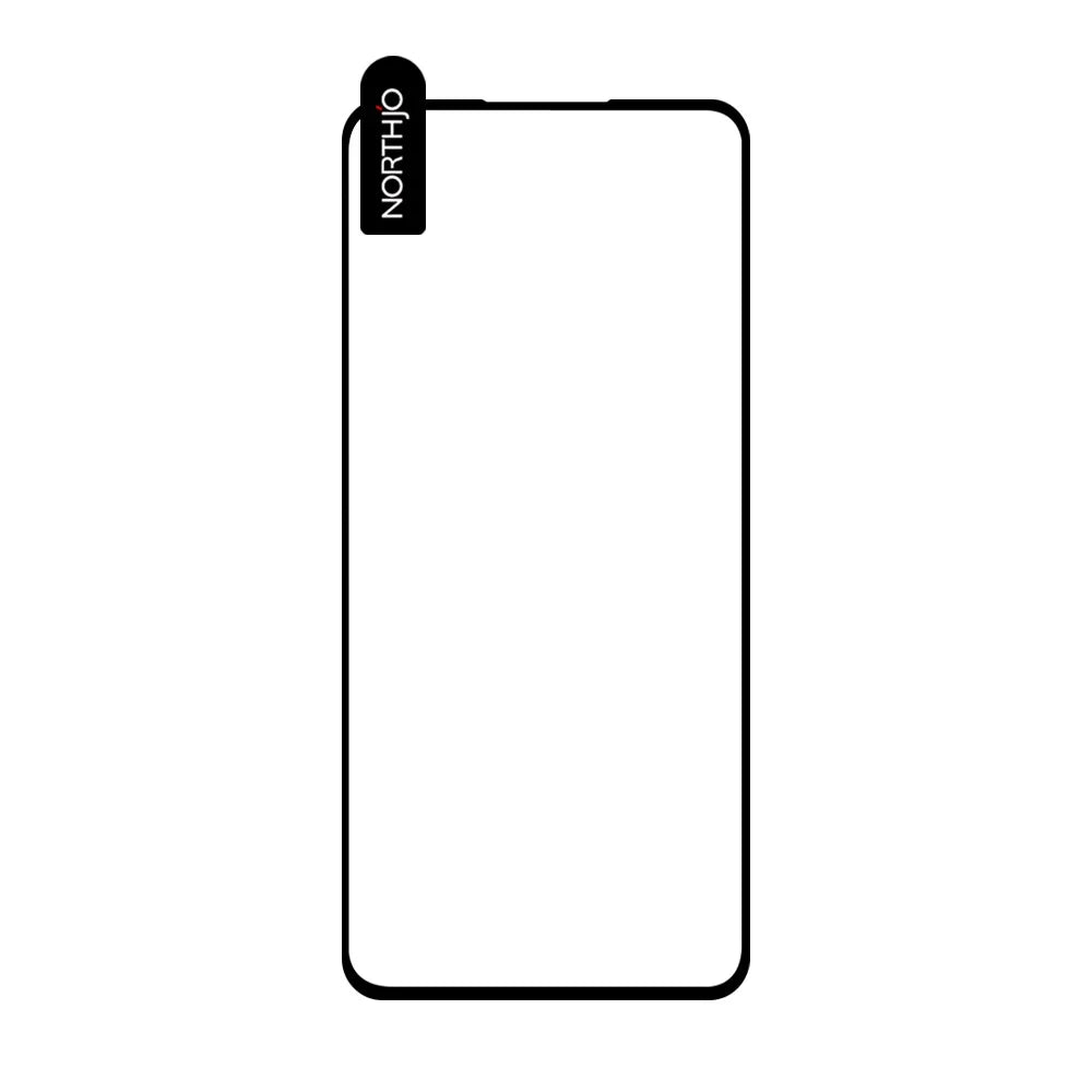 NORTHJO A+ For OnePlus 10T 5G / Ace Pro 5G Silk Printing Screen Protector Full Glue High Aluminum-silicon Glass Film - Black - 3