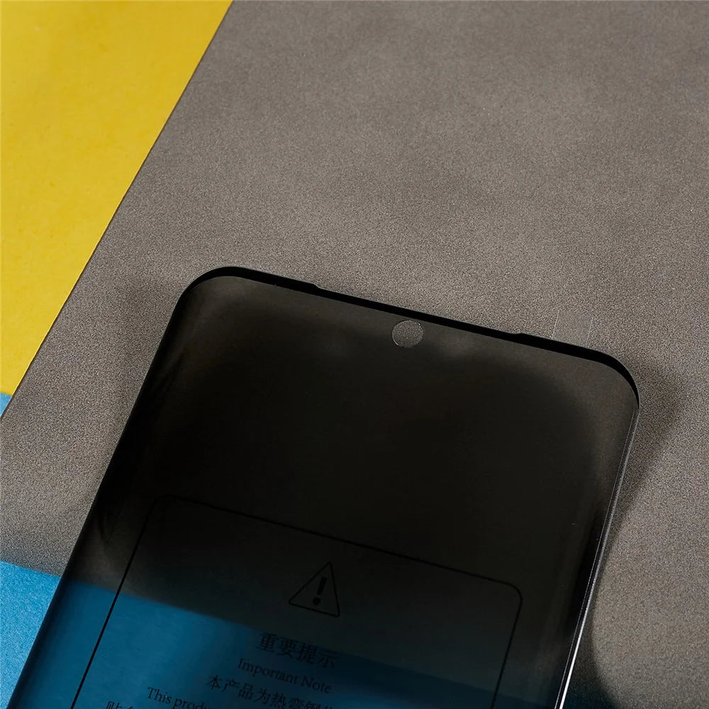 RURIHAI For Huawei P50 Pro 4G Privacy Screen Protector 3D Curved Side Glue Tempered Glass Film Touch Sensitive - 6