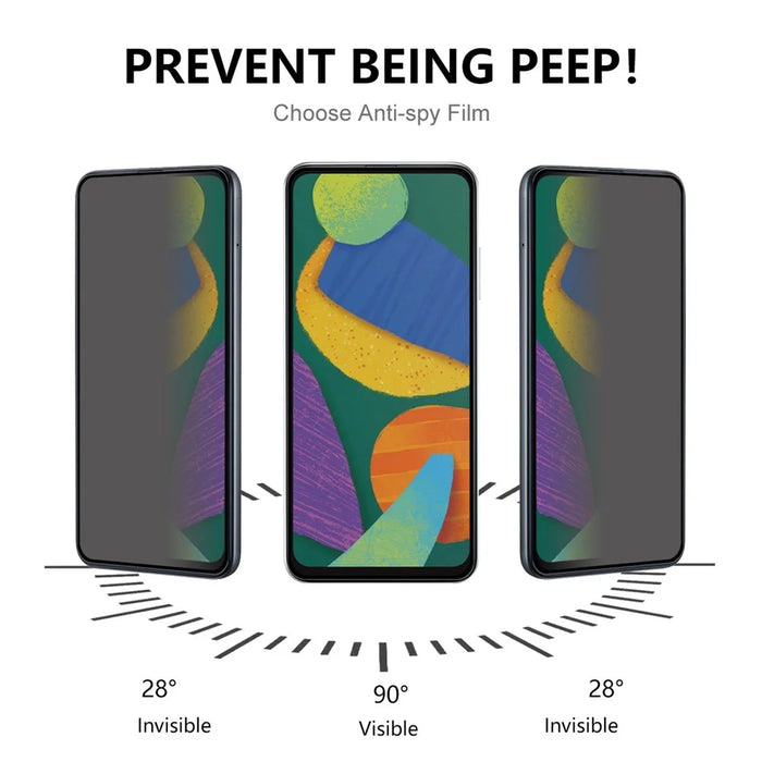 RURIHAI Privacy Hydrogel Film For Huawei P50 Pro 4G , Soft Flexible TPU Screen Protector Explosion-proof - 4