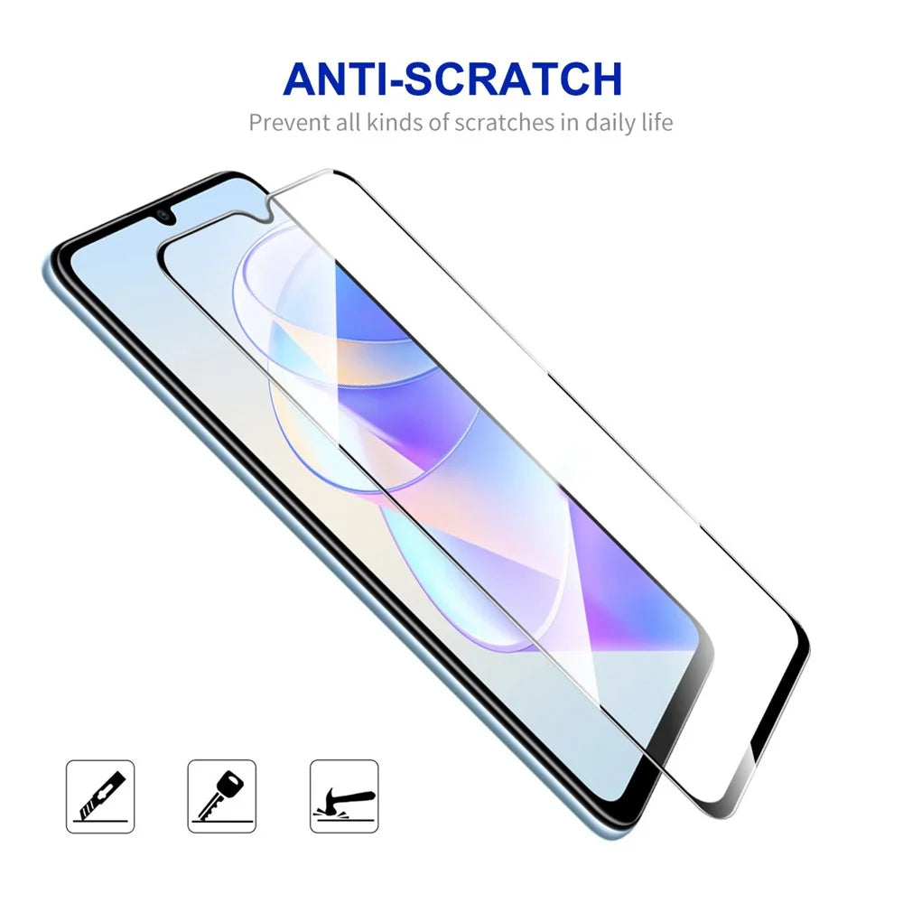 ENKAY HAT PRINCE for Honor X7a 4G 0.26mm 2.5D 9H Hardness Full Screen Protector Full Glue HD Clear Tempered Glass Film - 4