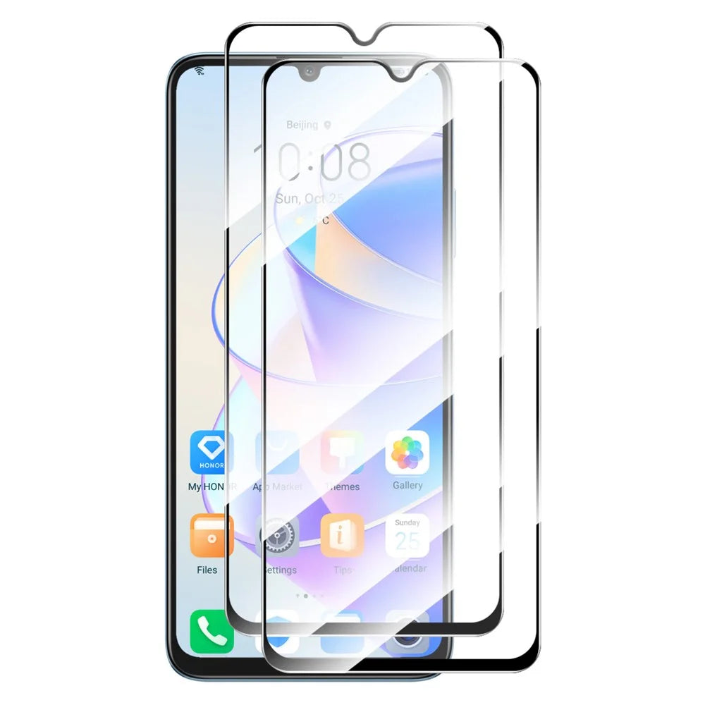ENKAY HAT PRINCE 2Pcs for Honor X7a 4G Full Screen Protector 0.26mm 9H 2.5D Full Glue Anti-explosion Tempered Glass Film - 1