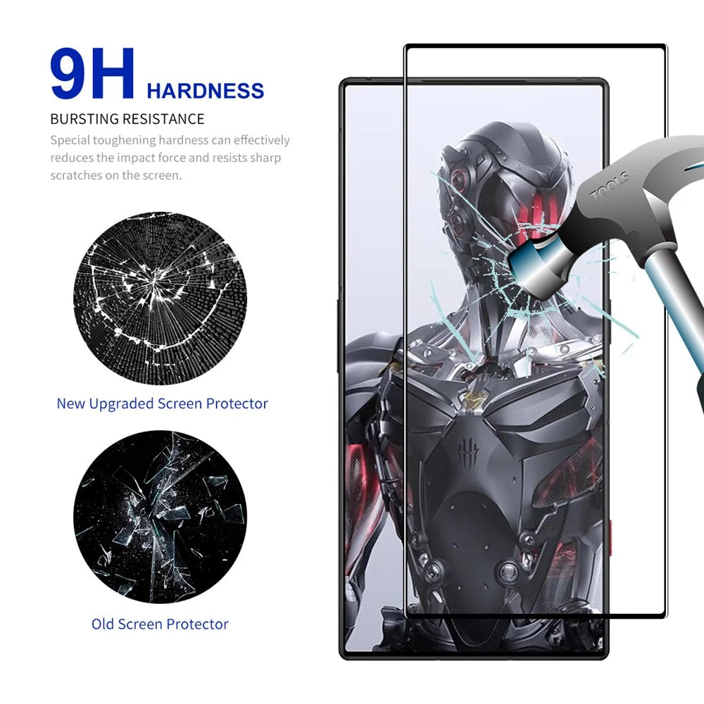 ENKAY HAT PRINCE 2Pcs for ZTE nubia Red Magic 8 Pro 5G / 8 Pro+ 5G 0.26mm 9H 2.5D Full Screen Protector Ultra Clear Full Glue Tempered Glass Film - 3