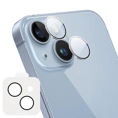 ENKAY HAT PRINCE Camera Lens Protector for iPhone 13 / 13 mini Silk Printing Tempered Glass Lens Film with Installation Tool - 1
