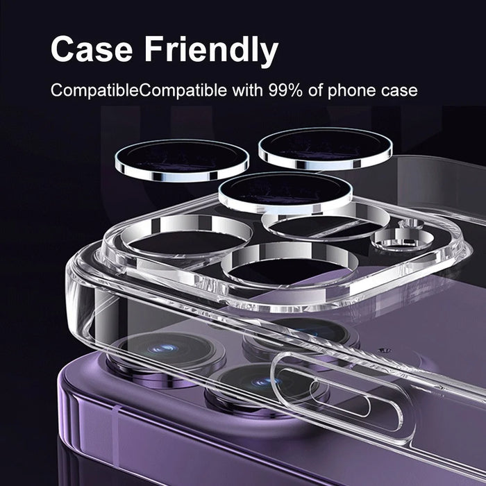 ENKAY HAT PRINCE For iPhone 13 Pro / 13 Pro Max Camera Lens Protector Tempered Glass Silk Printing Lens Film with Installation Tool - 6